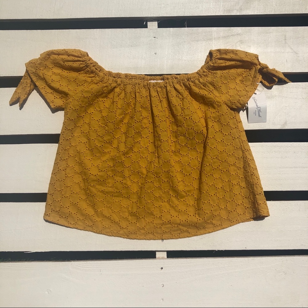 Off the shoulder blouse